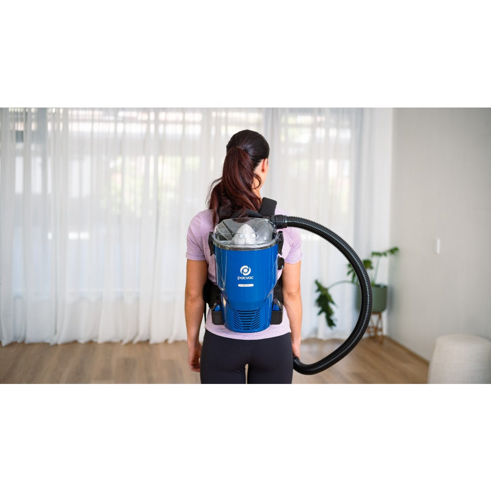 Pacvac Velo Go Cordless Battery Backpack Vacuum Cleaner