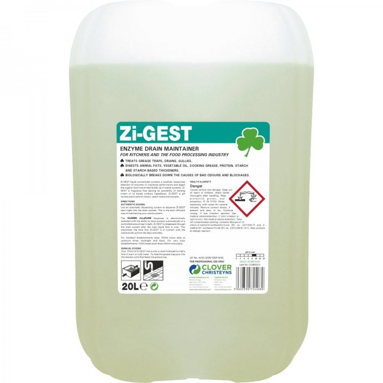 Clover Chemicals Zi-Gest Enzyme Drain Maintainer (470)