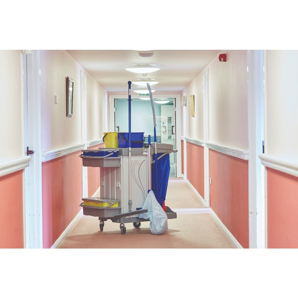Alpha Lockable Cleaning Trolley for Large Environments