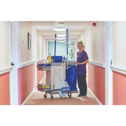 Alpha Lockable Cleaning Trolley for Large Environments