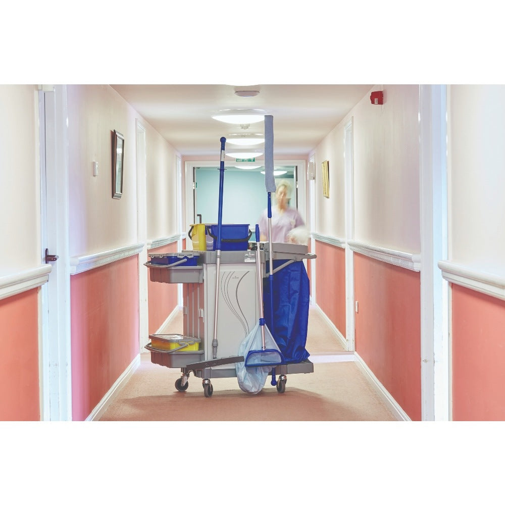 Alpha Lockable Cleaning Trolley for Large Environments