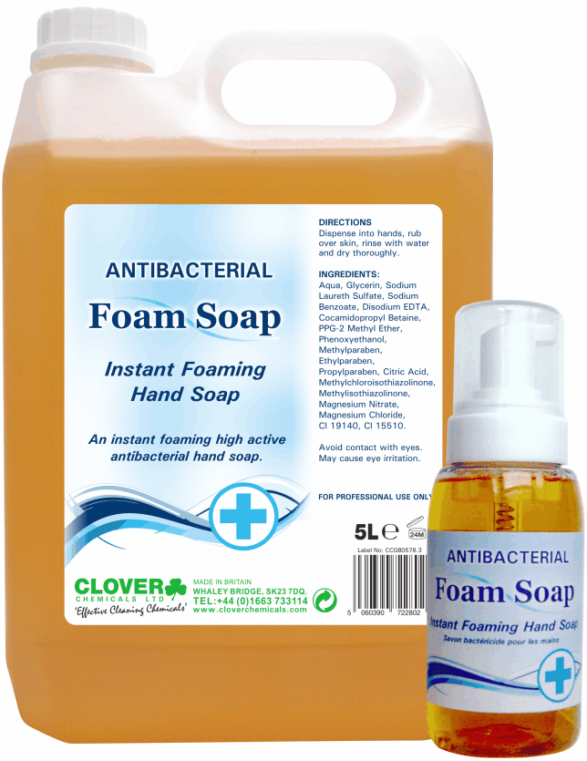 Clover Chemicals Antibacterial Foam Soap (233)