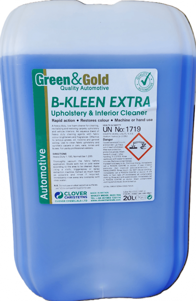 Clover Chemicals  B-Kleen Extra - Upholstery & Interior Cleaner (310)