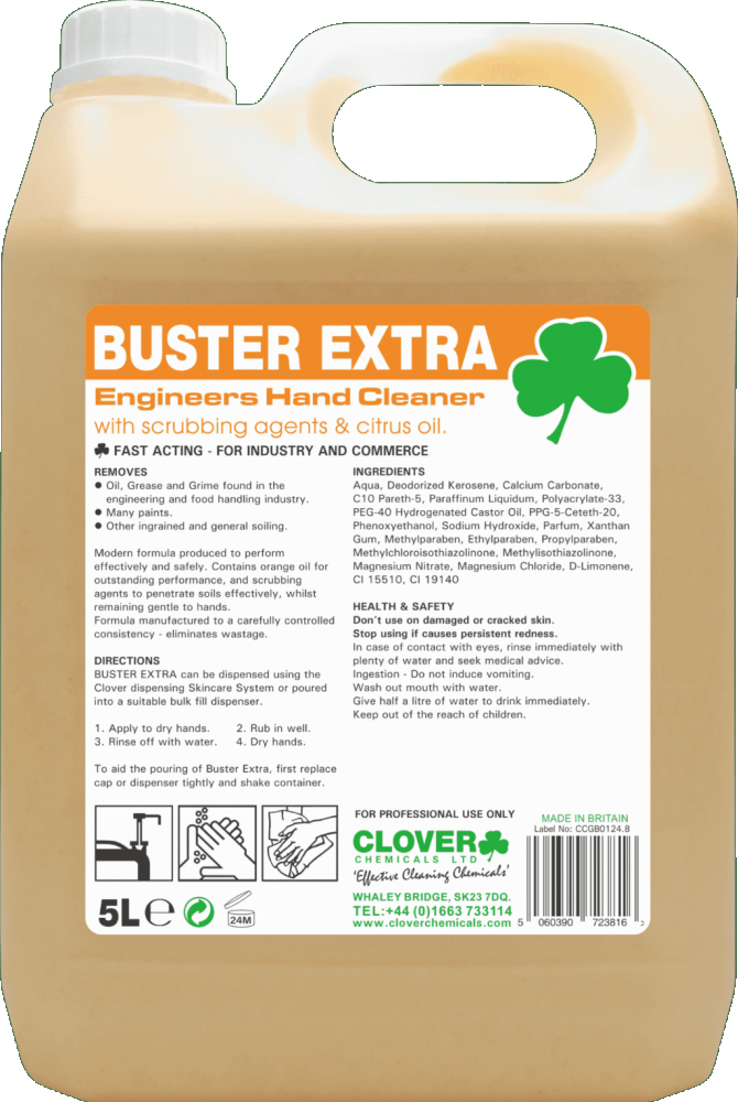 Clover Chemicals Buster Extra Engineers Hand Cleaner (415)