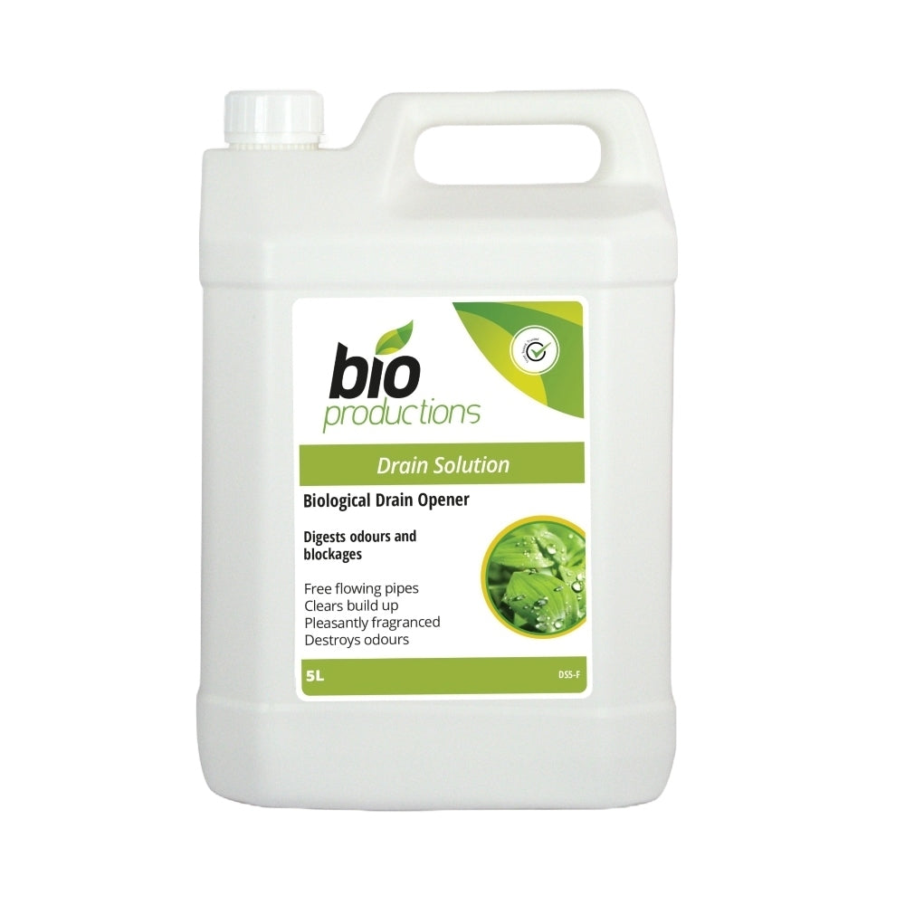 Bio Productions DRAIN SOLUTION - Biological Drain Cleaner 5 Ltr