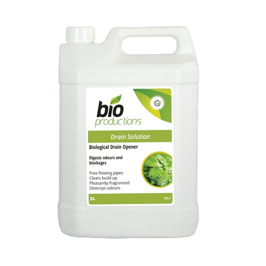 Bio Productions DRAIN SOLUTION - Biological Drain Cleaner 5 Ltr