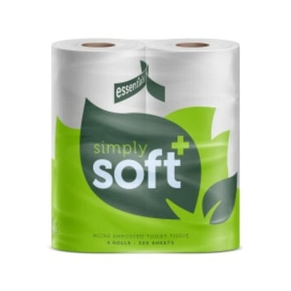 White Essentials Economy 2 Ply 320 Sheets 48 Pack (12x4)