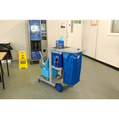 Eco Jolly Trolley – Recycled Janitorial Cleaning Cart