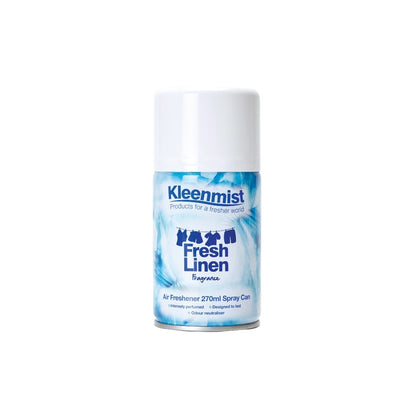 Kleenmist Air Freshener 270ml Aerosol (Pack of 12) - Cranberry, Citrus Grove, Fresh Linen & Wild Flower