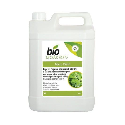 Bio Productions MICRO CLEAN - Biological Stain & Odour Eradicator 5 Ltr