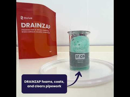 Thrive DRAINZAP Non-Toxic Drain Cleaner | Fast Hair & Clog Remover for Showers, Sinks & Baths