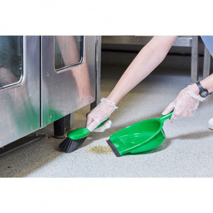 Professional Dustpan & Brush Set - Stiff Bristles