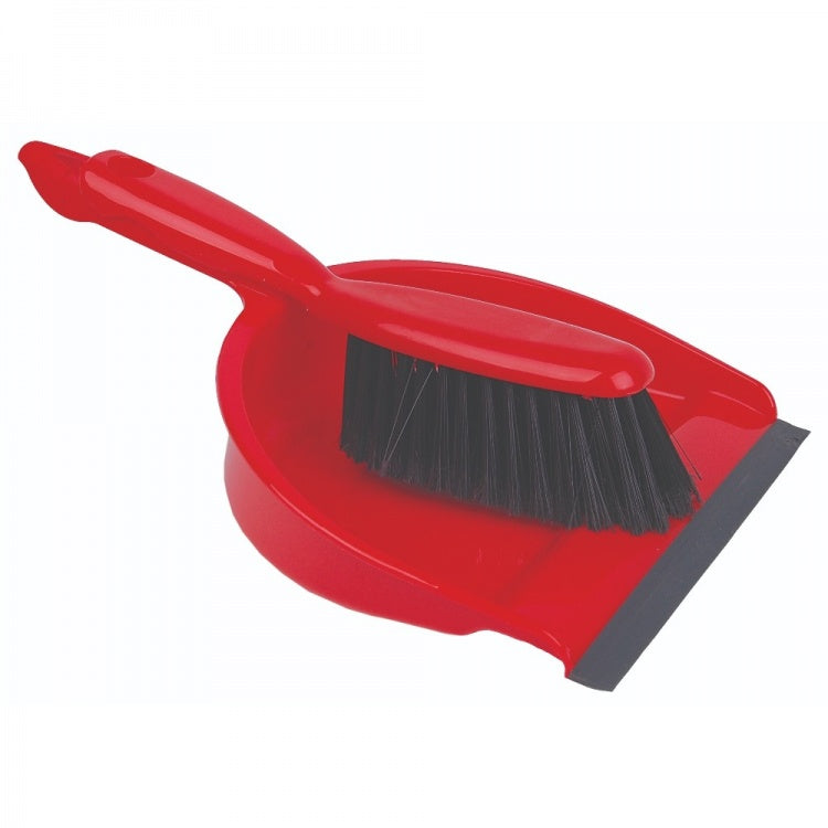 Professional Dustpan & Brush Set - Soft Bristles