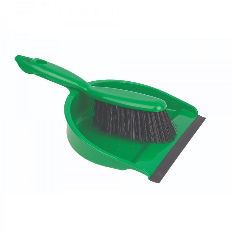 Professional Dustpan & Brush Set - Stiff Bristles