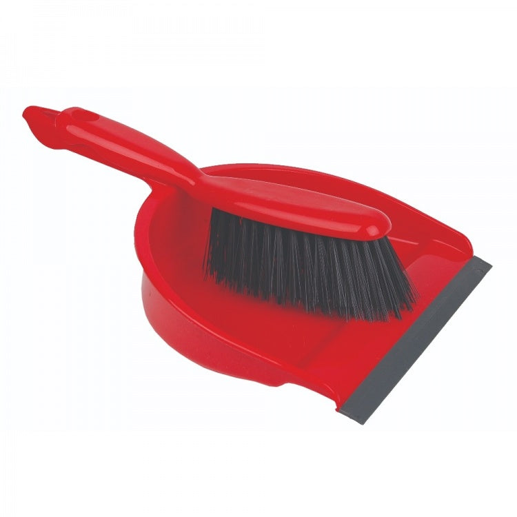 Professional Dustpan & Brush Set - Stiff Bristles