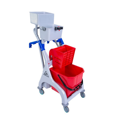 Quick Response Trolley for Flat Microfibre Mopping