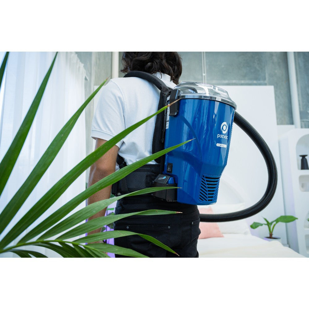 Pacvac Velo Go Cordless Battery Backpack Vacuum Cleaner