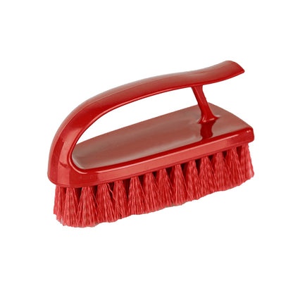Washable Hand Brush with Stiff Bristles – Corner Cleaning Scrub Brush, Colour Coded, 15cm