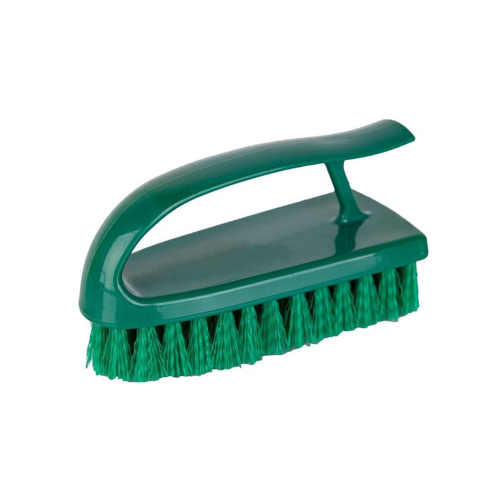 Washable Hand Brush with Stiff Bristles – Corner Cleaning Scrub Brush, Colour Coded, 15cm