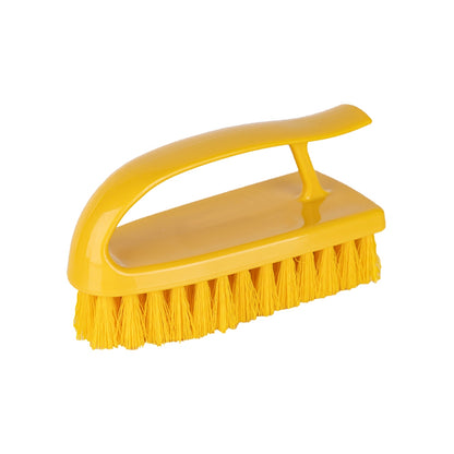 Washable Hand Brush with Stiff Bristles – Corner Cleaning Scrub Brush, Colour Coded, 15cm
