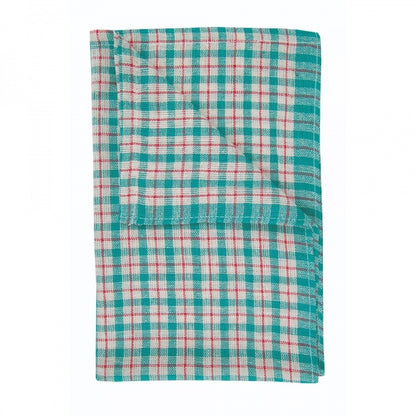 Coloured Check Tea Towel (10)
