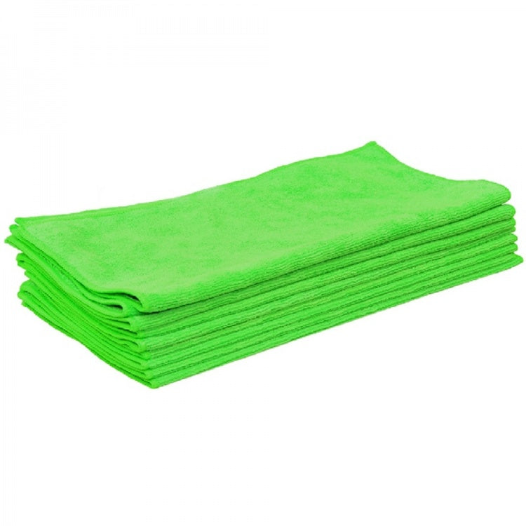 Premium Quality Professional Microfibre 10 Pack - Blue, Red, Green, Grey & Yellow - MICRO10