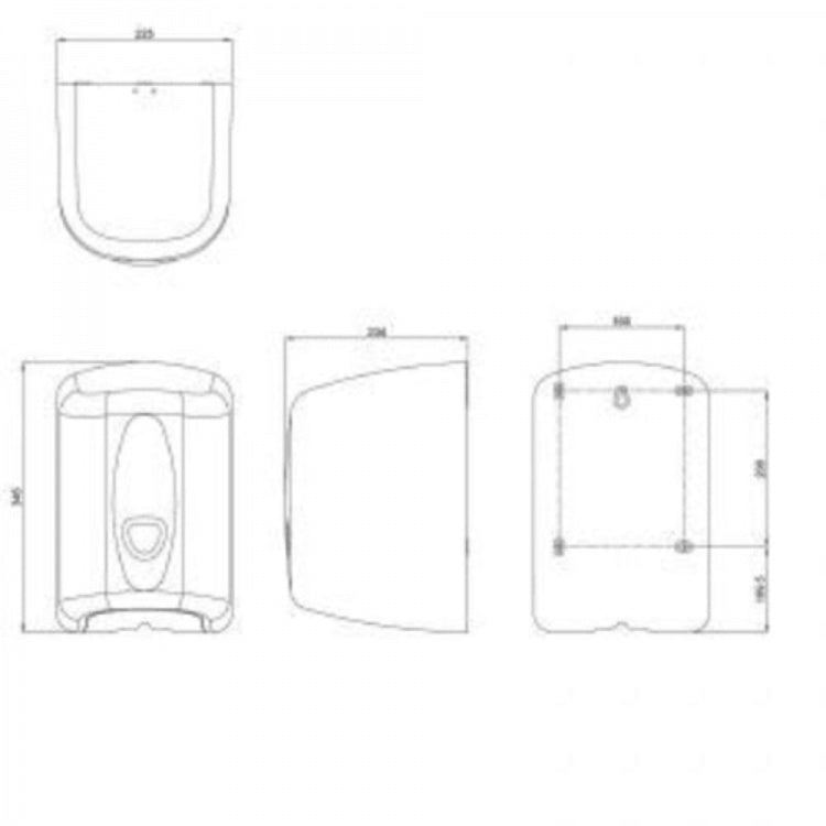 Dolphin Standard Centre Feed Dispenser