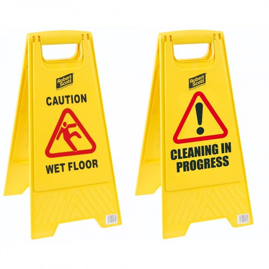 Dual Message Plastic Safety Sign